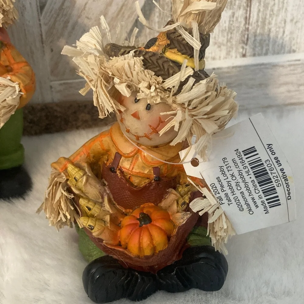 Hobby Lobby 2020 Set of Three Scarecrow Figurines
